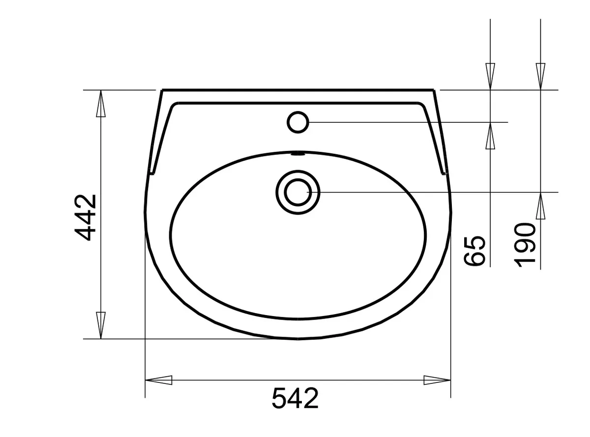 POLO LAVABO 45X55cm TURAVİT 4