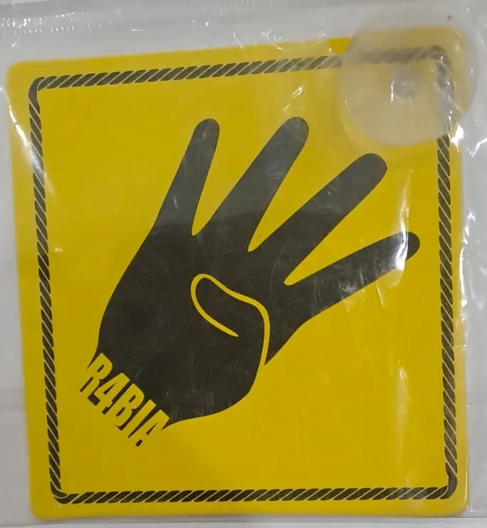 ARABA YAZISI (STİCKER) VANTUZLU ( 11 x 11 cm ) - R4BIA
