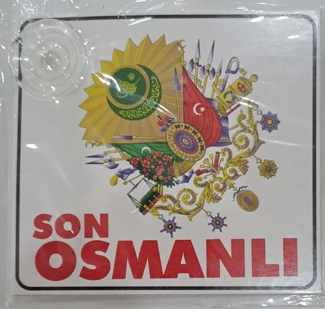 ARABA YAZISI (STİCKER) VANTUZLU ( 11 x 11 cm ) - SON OSMANLI