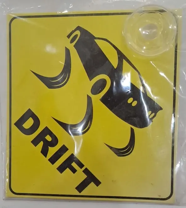 ARABA YAZISI (STİCKER) VANTUZLU ( 11 x 11 cm ) - DRIFT