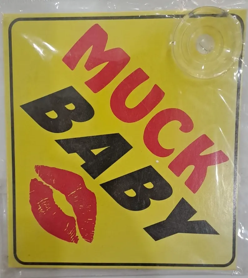 ARABA YAZISI (STİCKER) VANTUZLU ( 11 x 11 cm ) - MUCK BABY