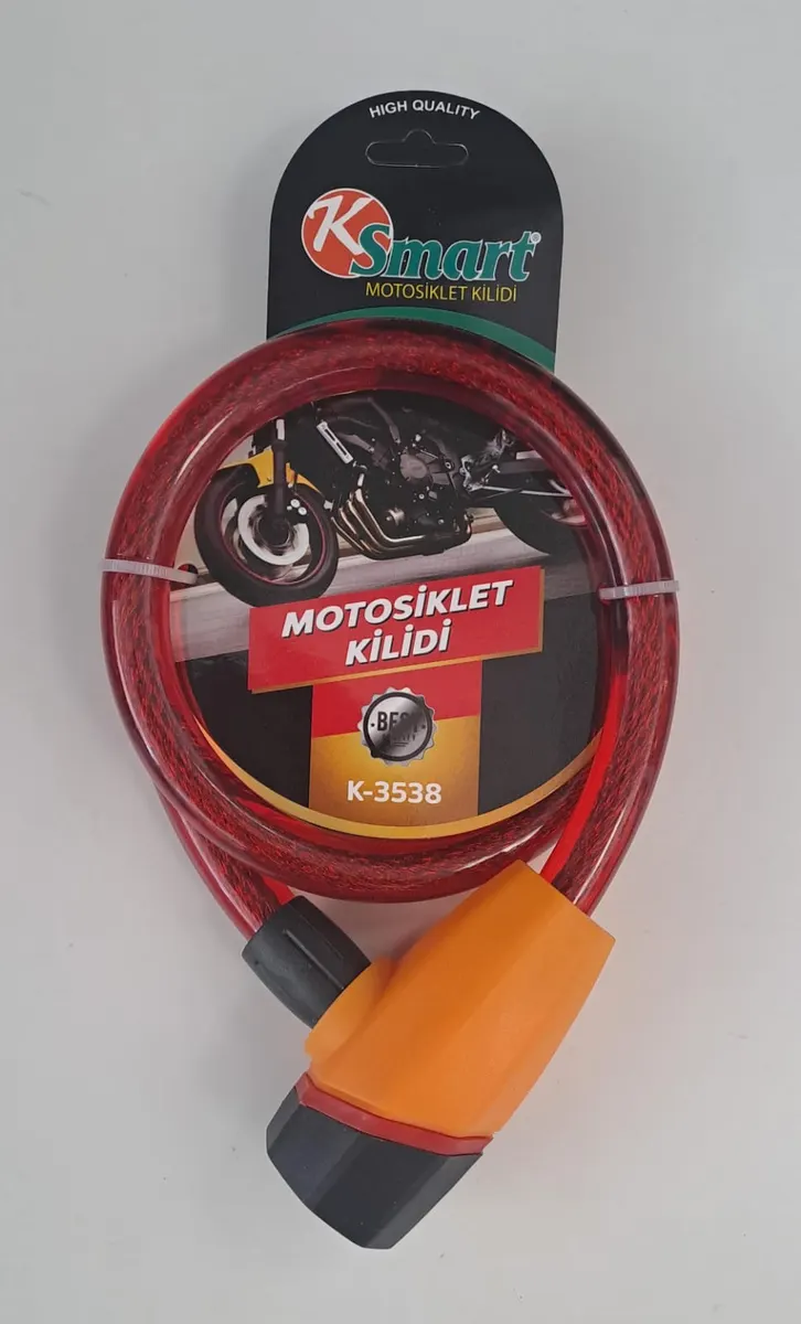 Ksmart Bisiklet VE Motosiklet Kilidi Anahtarlı K-3538
