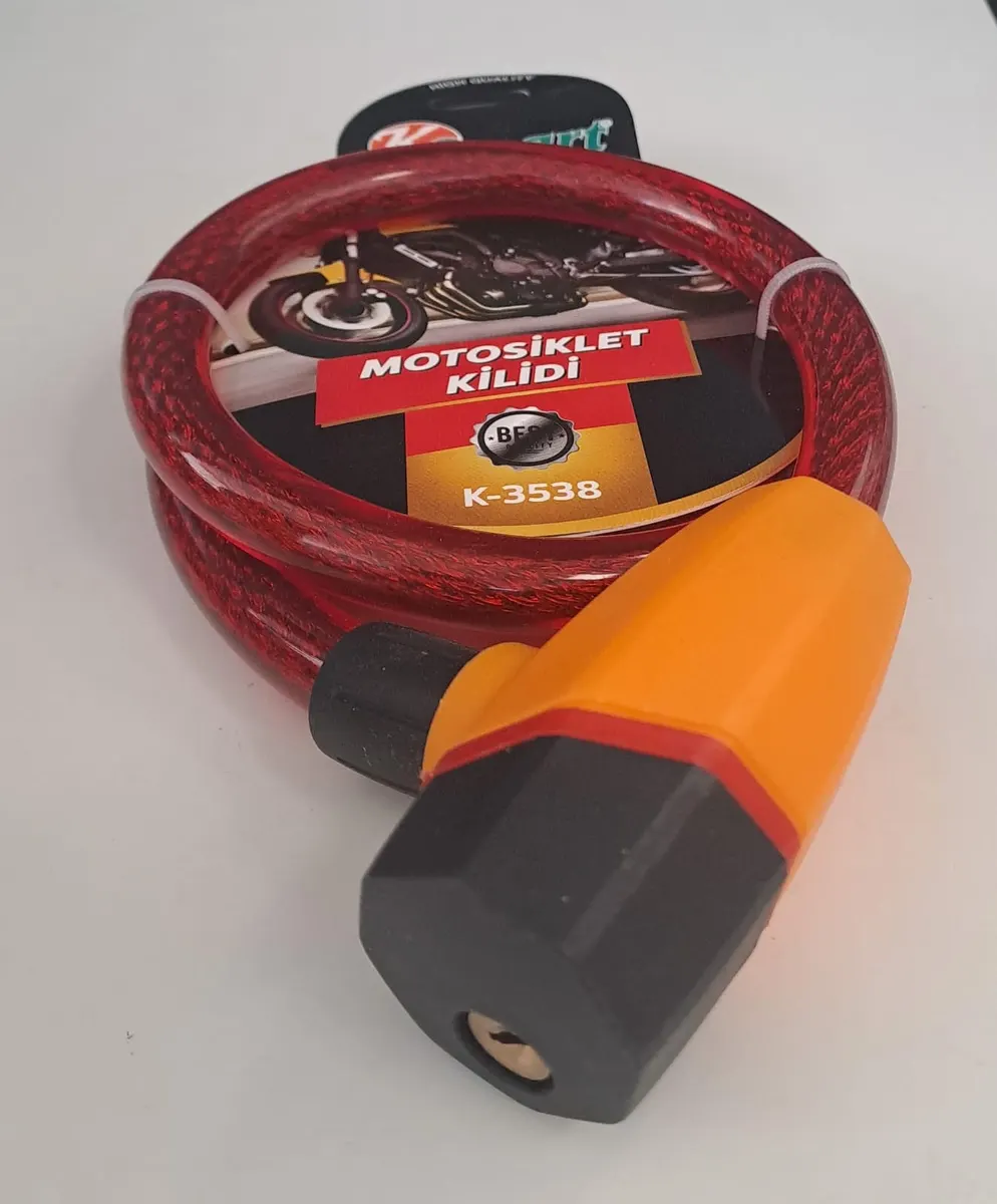 Ksmart Bisiklet VE Motosiklet Kilidi Anahtarlı K-3538 3
