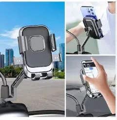Motorsiklet - Bisiklet Telefon Tutucu ( AYNA Bağlantılı ) 5