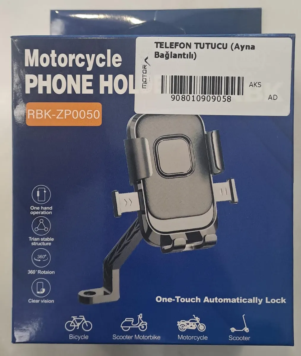 Motorsiklet - Bisiklet Telefon Tutucu ( AYNA Bağlantılı ) 4