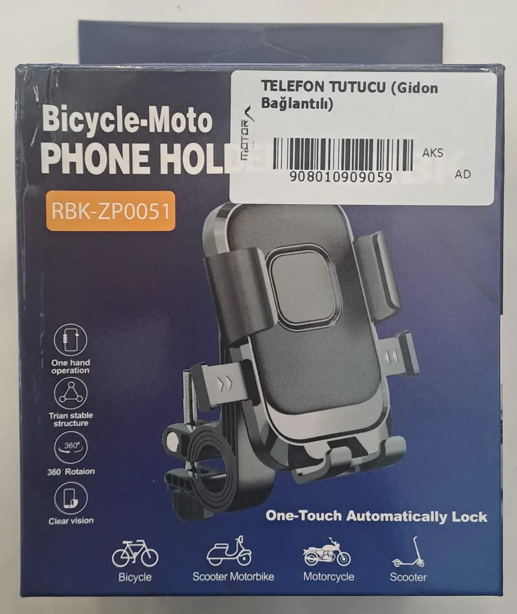Motorsiklet - Bisiklet Telefon Tutucu ( Gidon Bağlantılı ) 4