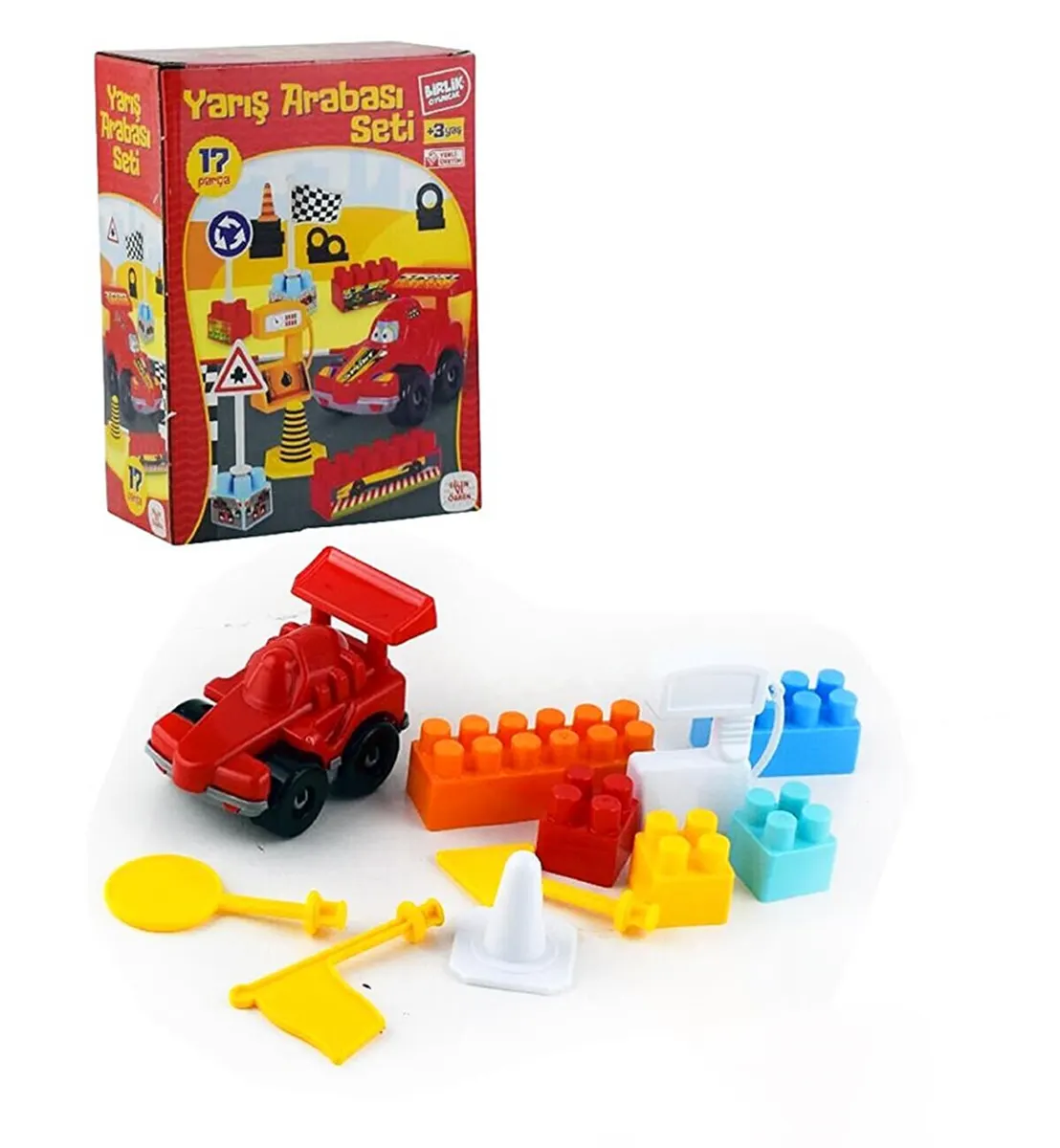 Birlik Oyuncak - Yarış Arabası 17 Parça LEGO SETİ