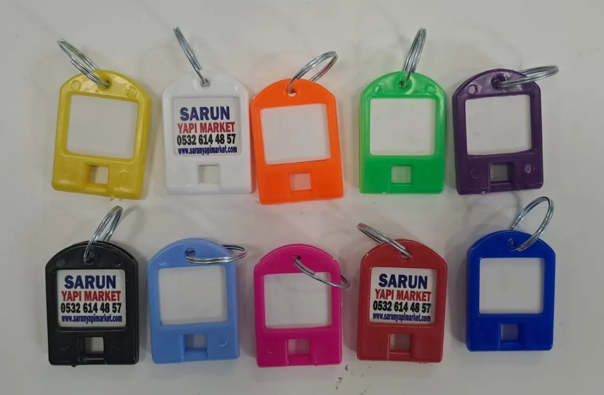 Anahtarlık Renkli Plastik 3