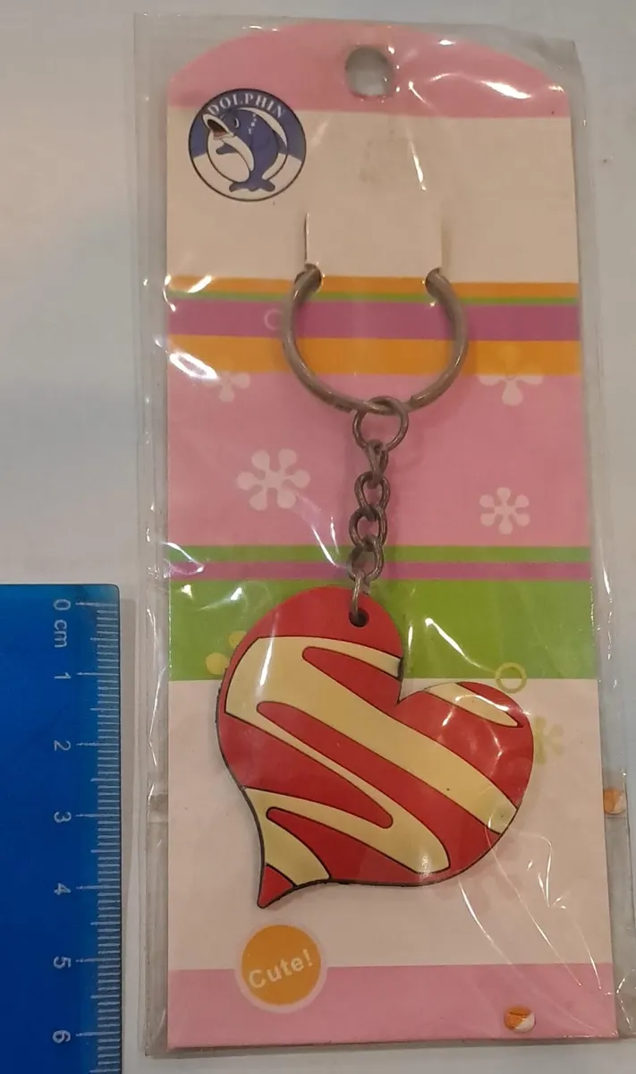 Küçük Plastik KALP Anahtarlık Kc-6131