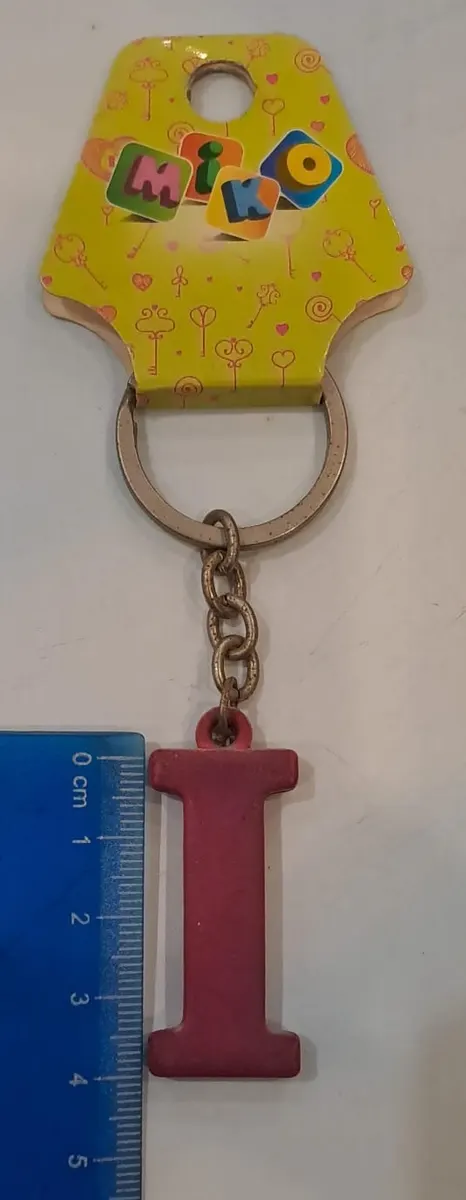 Küçük Plastik I Harfi Anahtarlık