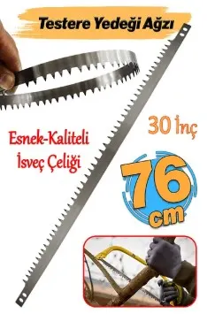 KOLASTAR TESTERE AĞZI 76 cm - KOLASTAR TESTERE KOLU AĞZI 76 cm