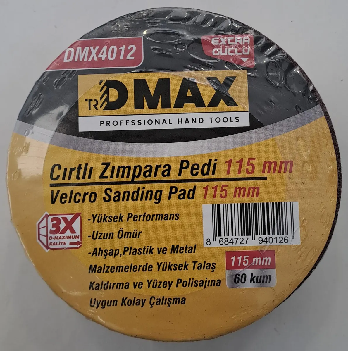 DMAX 115 LİK 60 KUM CIRT Zımpara 3
