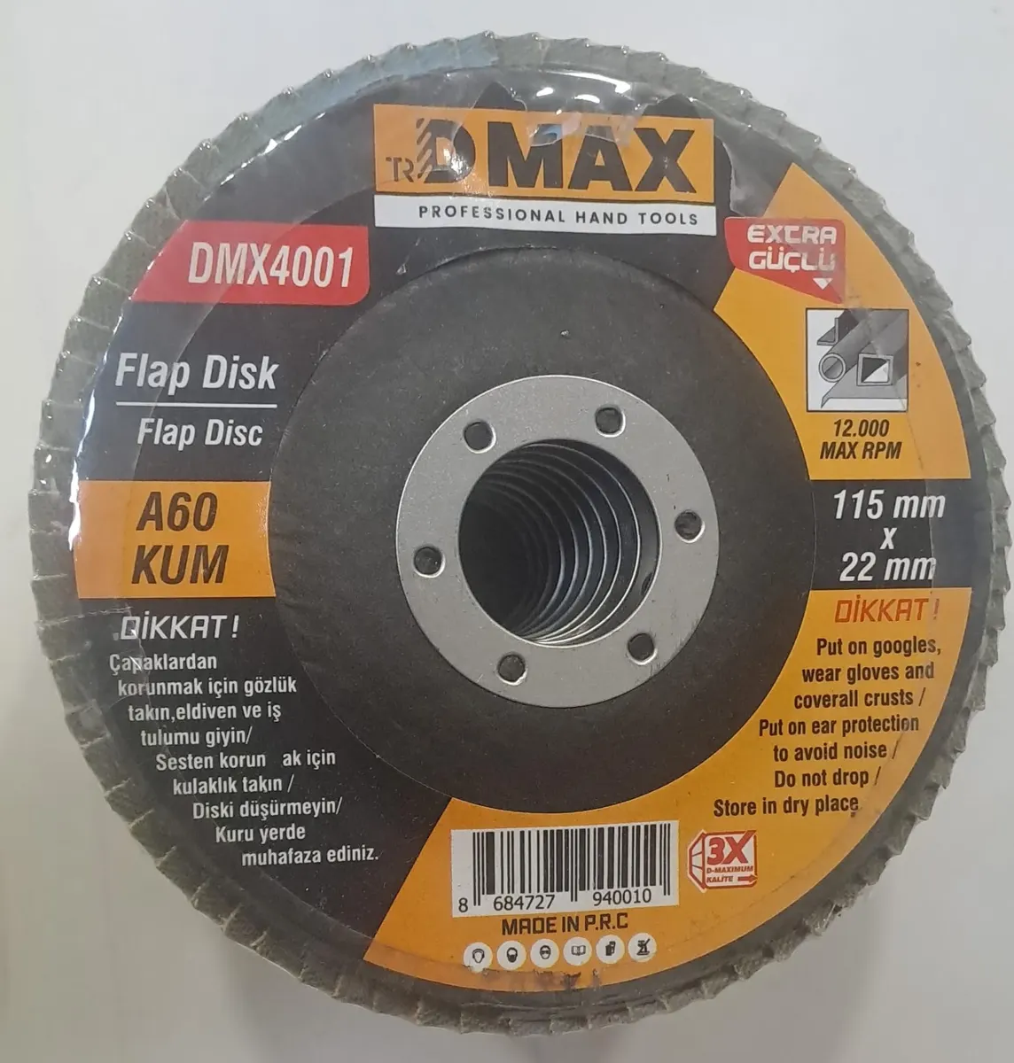 DMAX FLAP DİSK ( 115 x 22 mm ) - A60 KUM ZIMPARA