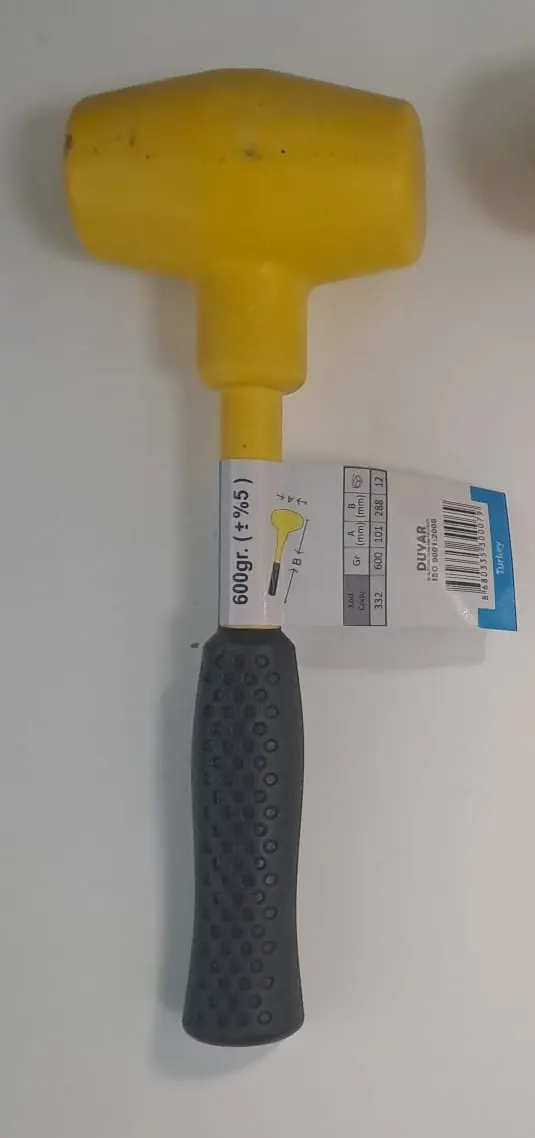 DUYAR 332 LASTİK TOKMAK 60 N0 SARI - 600gr. (+-%5)