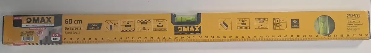 DMAX SU TERAZİSİ 60 cm SARI - DMX4726