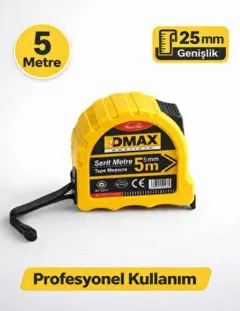 DMAX ŞERİT METRE 5mtX25mm DMX4747