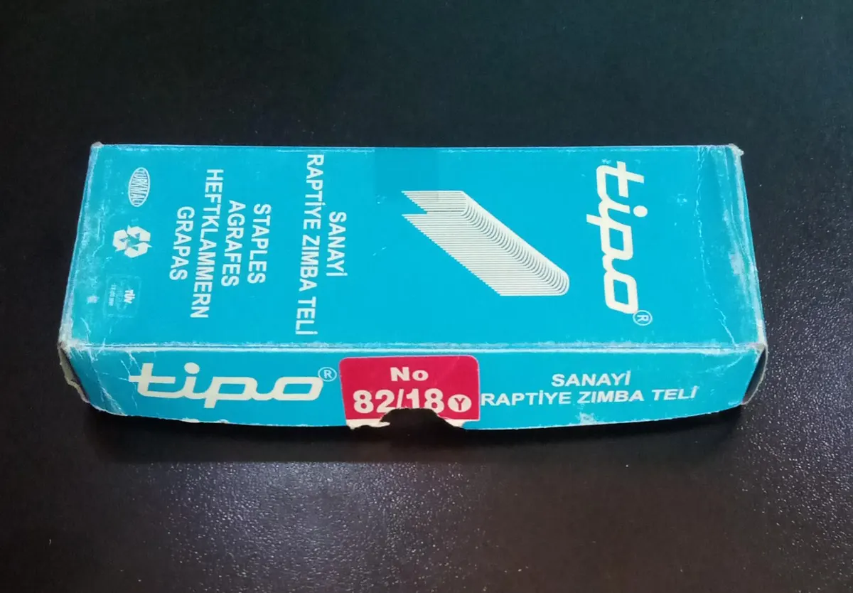 TİPO Raptiye Zımba TELİ Sanayi 82/18Y