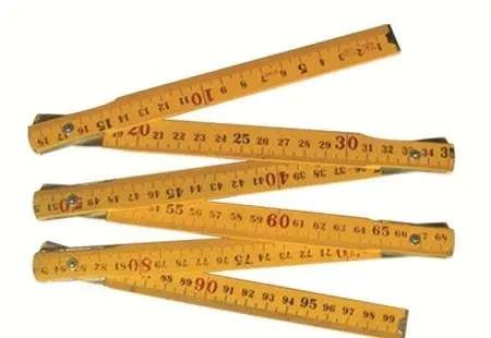 AĞAÇ Metre ( Katlanır Metre ) 1 Metre