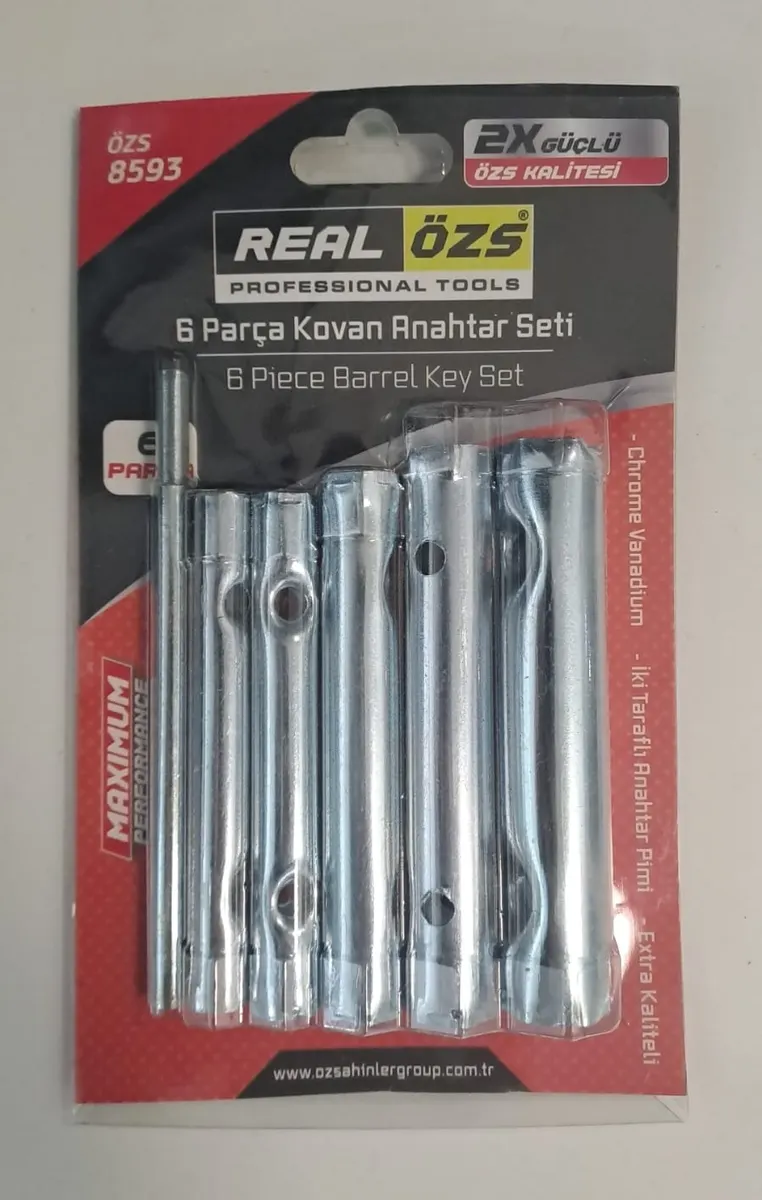 REAL ÖZS 6 Parça Kovan Anahtar SETİ Özs-8593