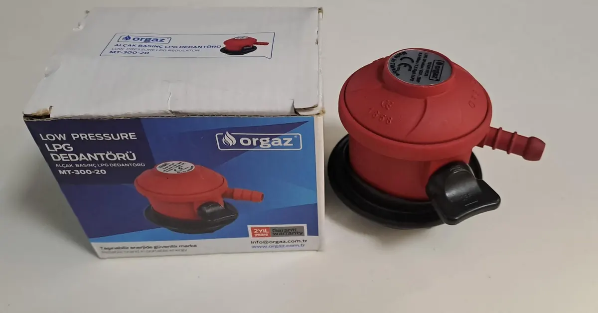 ORGAZ ALÇAK BASINÇ LPG DEDANTÖRÜ / TÜP DEDANTÖRÜ - 8mm
