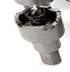 70 mm ELMASLI PASLANMAZ KROM ÇELİK METAL ( BETON DELME PANÇ TCT ) ( 7 cm ) 4