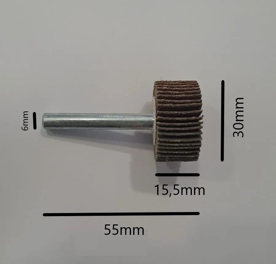 MATKAP UCU YAPRAK ZIMPARA 60 KUM 30 mm ( MADE IN GERMANY ) 3