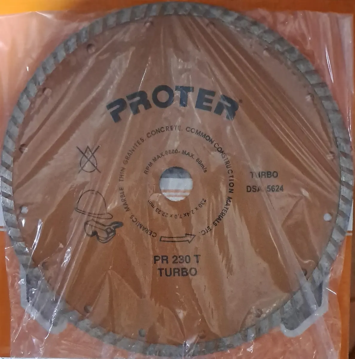 PROTER PR 230 T TURBO ELMAS KESİCİ TESTERE ( 230 x 2.4 x 7.0 x 22.23 mm ) ( PROTER ) 2