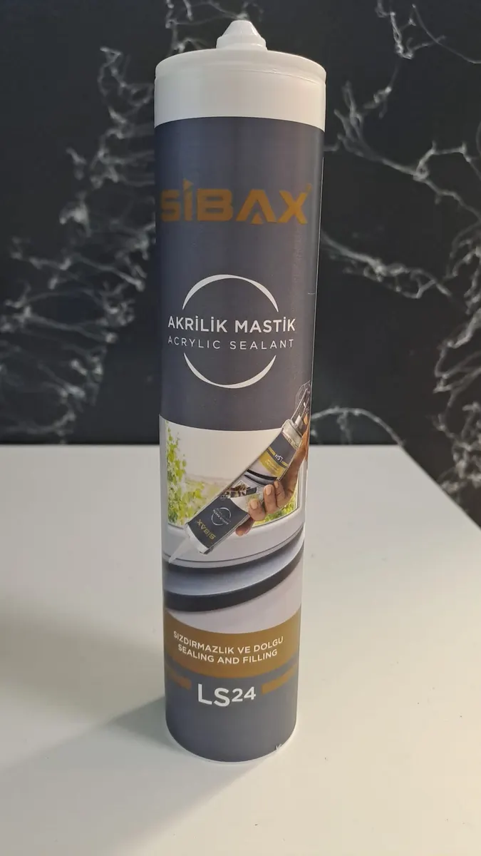 SİBAX AKRİLİK MASTİK BEYAZ 450 Gr