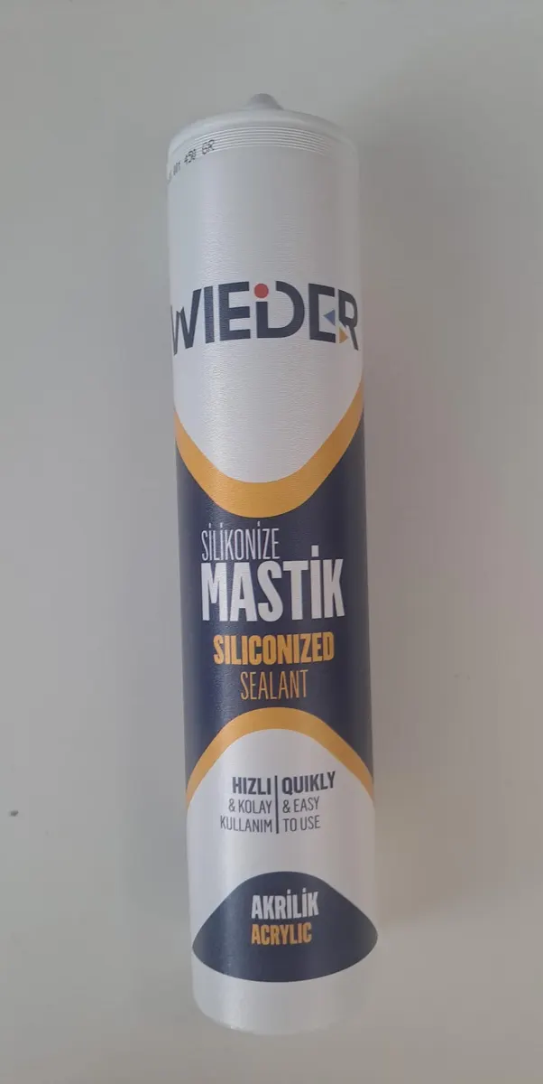 WIEDER SİLİKONİZE MASTİK BEYAZ 450 Gr