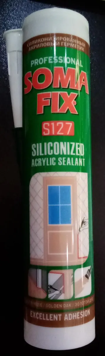Somafix S127 Silikonize Mastik - Altın MEŞE