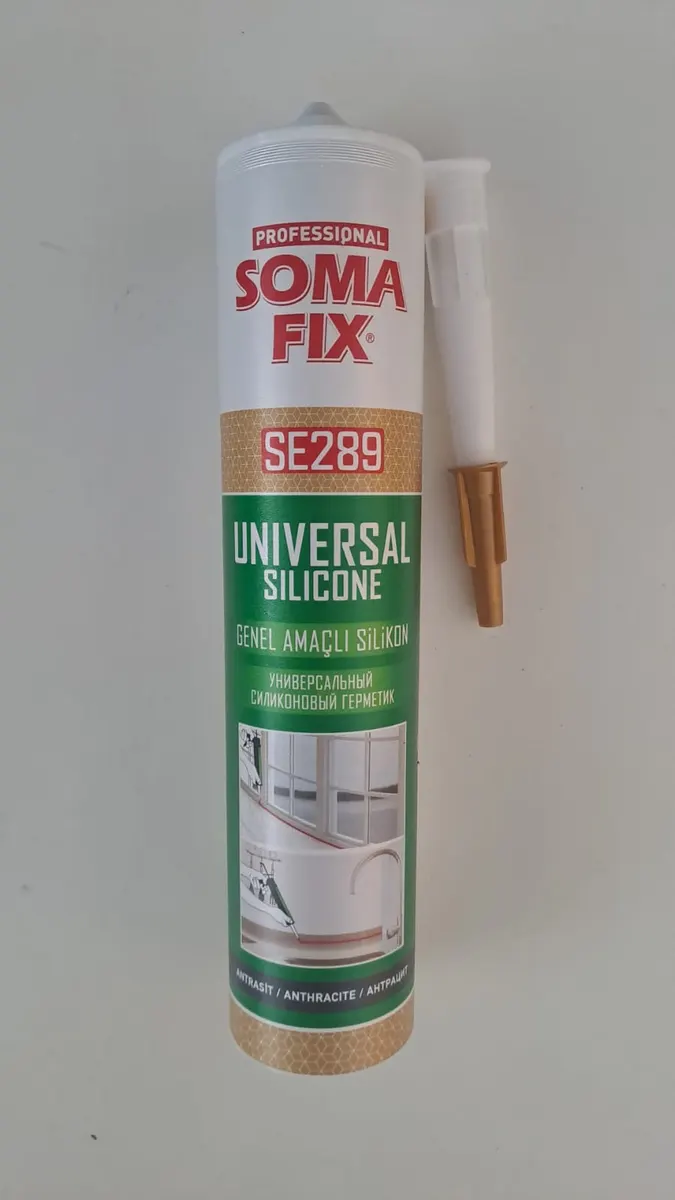 Somafıx Se289 Genel Amaçlı Silikon 280 GR - Antrasit GRİ Silikon