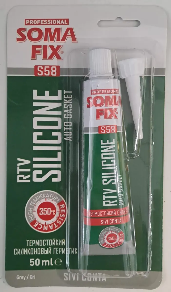 Somafix RTV Yüksek ISI Silikonu SIVI Conta 50 ML (gri) S58