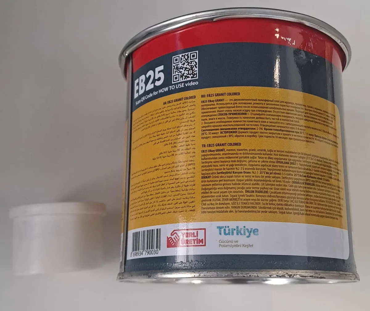 ELKAY GRANİT MERMER VE TAŞ YAPIŞTIRICI 1000 Gr. BEJ 2