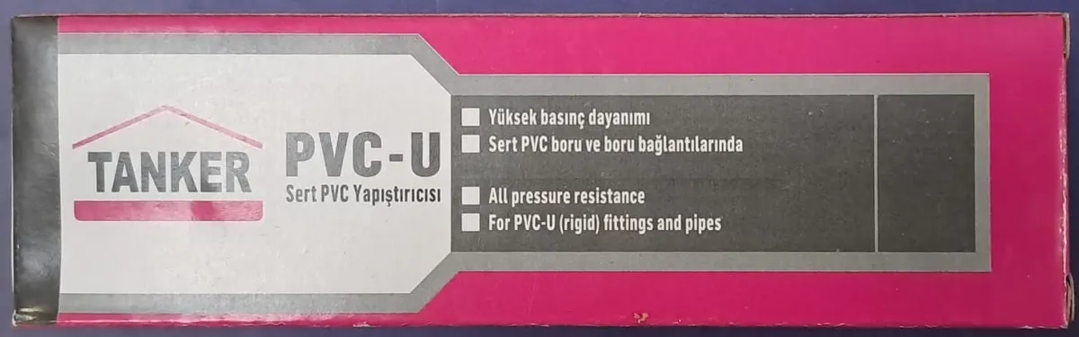 TANKER PVC-U SERT PVC YAPIŞTIRICI - 50 ml ( TANGİT )