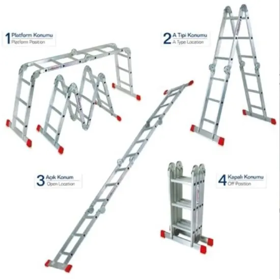 Akrobat Merdiven 3,70 Metre & ÇOK Amaçlı Merdiven 3,70 Metre 2