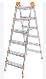 ÇİFT Çıkışlı Metal Merdiven 6 Basamak ( 6+6 Basamaklı )