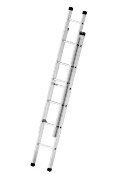 ÖZSAN İKİ PARÇALI ALÜMİNYUM PTT MERDİVENİ (2 x 3 : 6 METRE ) 65mm
