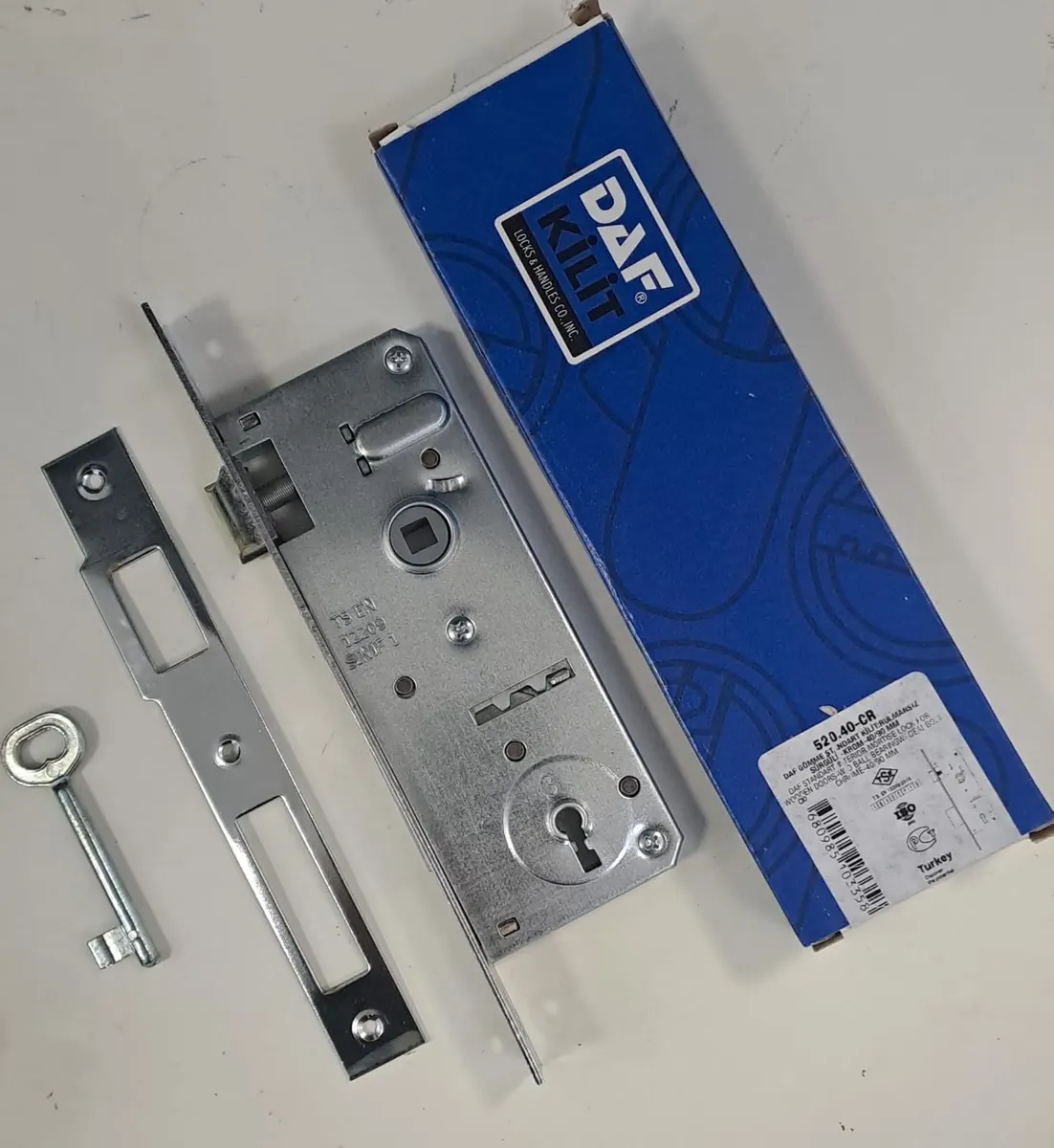 DAF GÖMME STANDART ODA KAPI KİLİDİ - 40 mm