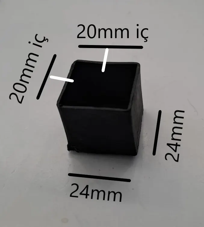20x20 PLASTİK AYAK DIŞTAN GEÇMELİ 2