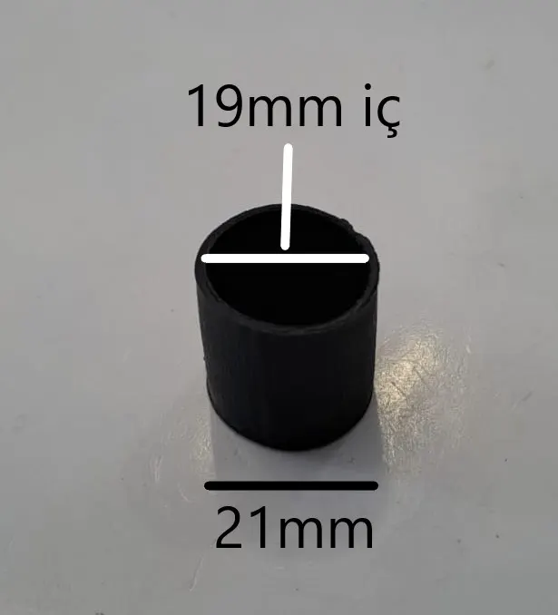 20x0 YUVARLAK PLASTİK AYAK DIŞTAN GEÇMELİ 2