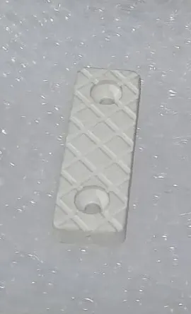 BAZA PABUCU - BAZA AYAĞI - BEYAZ ( 18mm x 53mm x 6 mm )
