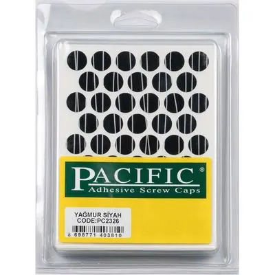 Yapışkan VİDA Tapası & Yapışkan TIPA - Yağmur Siyah ( 14 MM )