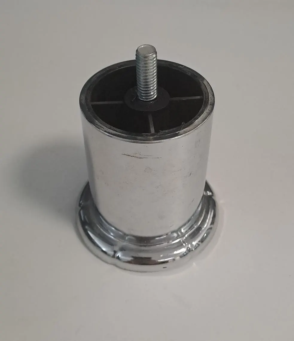 Metal BAZA Ayağı Vidalı 7 CM - M8