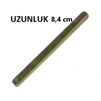 KAPI KOLU DEMİRİ KARE / KAPI KOLU MİLİ KARE 8,4 cm