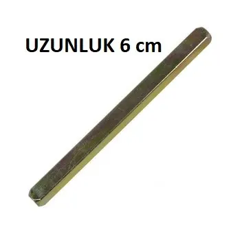 KAPI KOLU DEMİRİ KARE / KAPI KOLU MİLİ KARE 6 cm