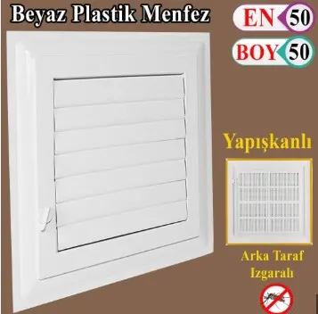 MADE PANJUR PLASTİK MENFEZ 50X50cm 2