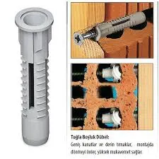 TUĞLA BOŞLUK DÜBELİ 8 MM ( UZUNLUK : 49 mm ) ( DUBEL ) 2