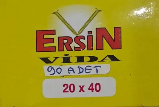 20X40 AĞAÇ Vidası DÜZ Başlı ( 90 ADET ) 2