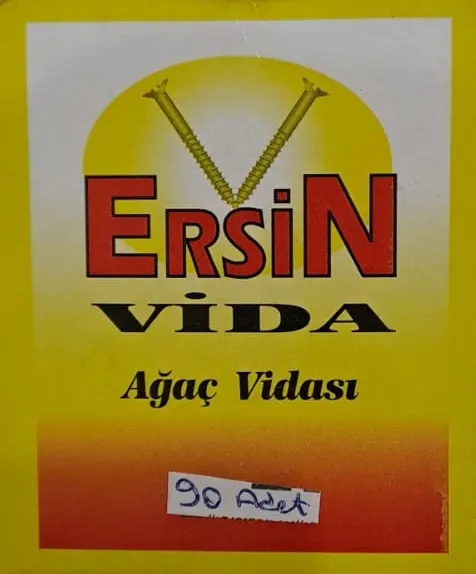 20X40 AĞAÇ Vidası DÜZ Başlı ( 90 ADET ) 3