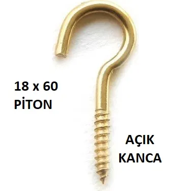 18 x 60 PİTON - AÇIK KANCA